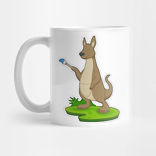 Kangaroo Painting Paint brush Mug